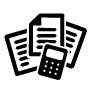 Paperwork checkmark icon